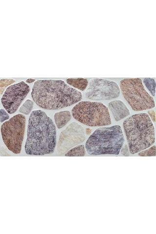 5 Adet (2,5M2) Kayrak Taş Görünümlü 3D Strafor Köpük Duvar Paneli (446785945)