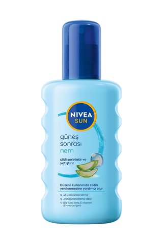 Sun Ferahlatıcı Güneş Sonrası Vücut Spreyi 200ml, Nemlendirici, Aloe, Hyaluron