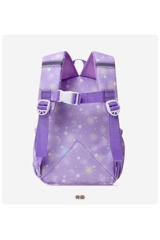 Anaokulu Karikatür Desenli Sırt Çantası-mavi