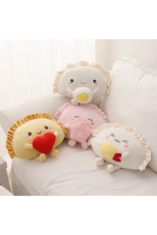 Zyzqstore 35 Cm Kawaii Hamur Yastık - Renkli Çocuk Yastık - Çocuklar İçin Mutfak Oyunu Çok Renkli