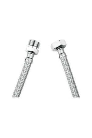 3/8x3/8 Nipelli Flex Hortum Bağlantı Flexi Dişi-erkek Oynar Rakor : 3/8 X 3/8 30 Cm