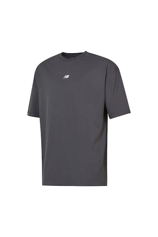 New Balance Lifestyle Unisex Gri Tişört Unt3417-gri Gri