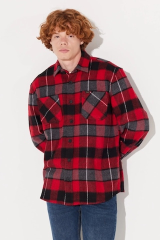 Lee Regular Fit Kırmızı Erkek Oduncu Gömlek L232153600 001