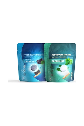 Tbrush Beyazlatıcı Aktif Karbonlu&Naneli Diş Macunu Tableti - Doğal Ve Etkili Beyazlatma 30Tablet