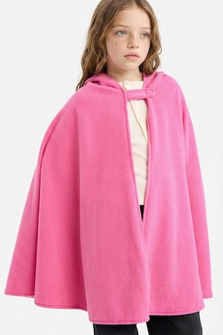 Defacto Kız Çocuk Kapüşonlu Polar Pelerin Kostüm G7013a825wnpn2 Pembe-pn2