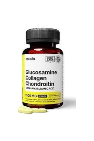 Anocin Glucosamine Chondroitin Msm Kolajen Curcumin Tablet 1500 Mg 30 Tablet