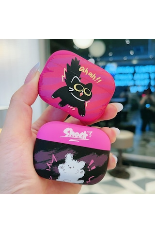 Airpods Uyumlu 3 İçin Kedi Ve Köpek Desenli Kulaklık Kutusu Buzlu Tpu Kılıfı Köpeği Keşfetmek Köpeği Keşfetmek