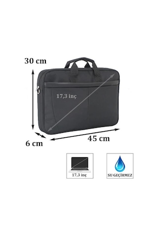 Laptop Çantası 17.3" & 17 Basic Omuz Askılı 8683255011981