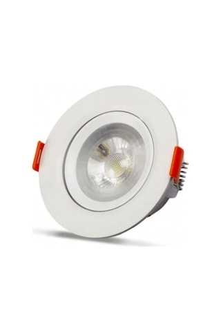 Elektrikhouse 5w Ilgaz Beyaz Kasa Spot Beyaz Işık Beyaz