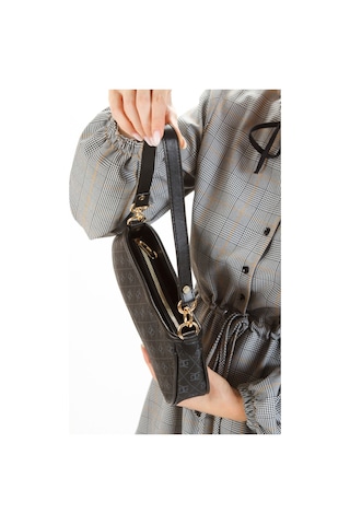 Newish Polo Kadın Farme Monogram Baget El Ve Omuz Çantası New111 Kahverengi