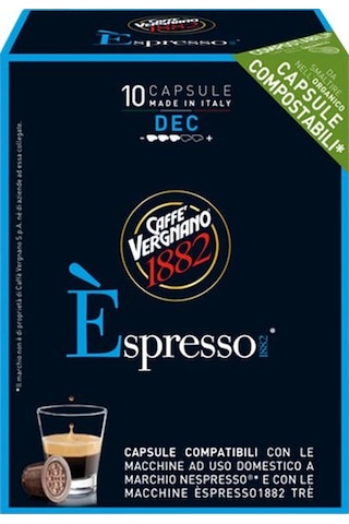 Caffe Vergnano Decaf Nespresso Kapsül Kahve 10 Adet