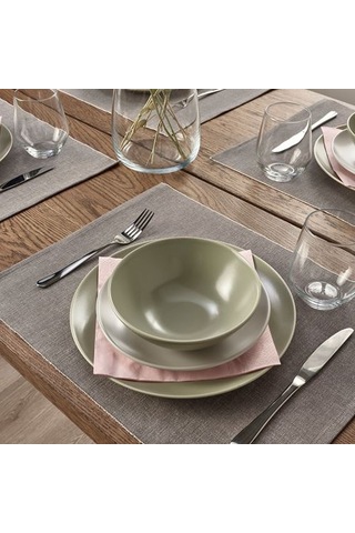 Ikea Svartsenap Amerikan Servis, Gri, 35x45 Cm