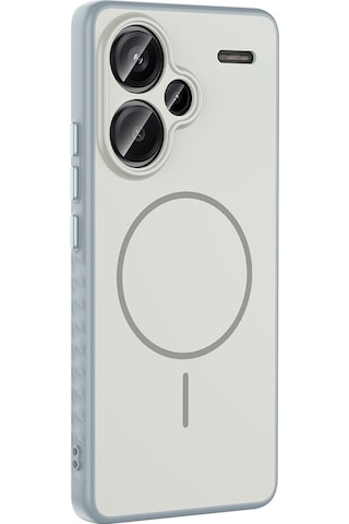 Redmi Note 13 Pro Plus 5g Kılıf M-safe Şarj Özellikli Zore Tea Kapak - Gold Altın