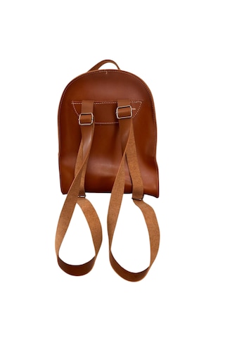 Rose Kahverengi Sırt Çanta Kadın Spor Sırt Çantası En 20 Cm Boy 26 Cm Acı Kahverengi