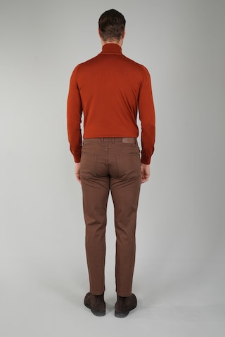 Bisse Erkek Kahve Chino Pamuklu 5 Cepli Spor Pantolon Pns25y25103 D11 Kahverengi
