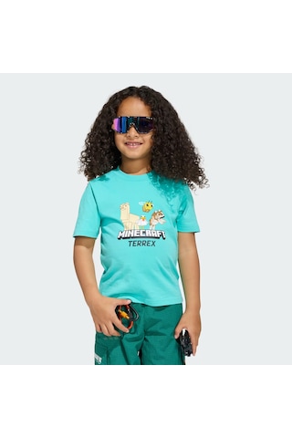 Adidas Minecraft Terrex Çocuk Tişört C-adıjz3588c40a00 Mavi