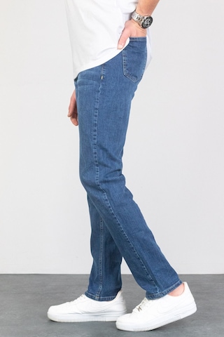 HLT Jeans Erkek Açık Mavi Regular Boru Paça Esnek Likralı Kot Açık Mavi