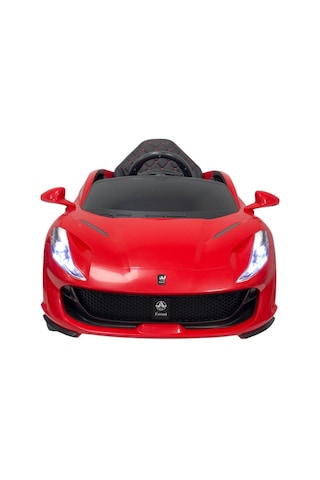 Favori Gt 12v Uzaktan Kumandalı Bluethooth Destekli Emniyet Kemerli Çocuk Akülü Araba Kırmızı