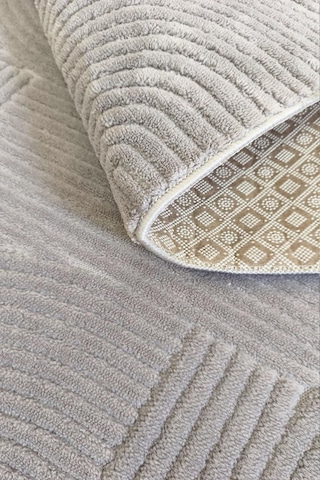 Yumuşak Dokulu İskandinav Dekoratif Kaymaz Taban Yıkanabilir Yolluk Antre Hol Halısı Salon Halısı Gri