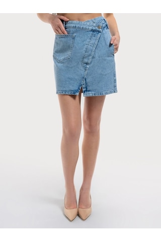 LOFT Regular Fit Kadın Etek Denim