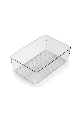 Şeffaf Plastik Saklama Kutusu Mutfak Depolama Lüks Banyo -