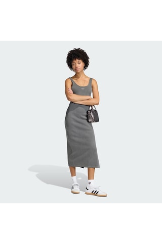Adidas Essentials Washed Ribana Kadın Elbise C-adıke3163b30a00 Gri