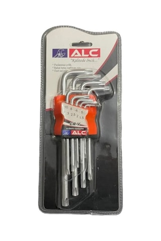 Uzun Yıldız Torx Alyan Anahtar Takımı 9 Parça