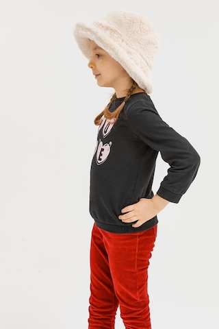 Benitto Kids Benittokids Kız Çocuk Peluş Bucket Şapka 7001-ekru Ekru