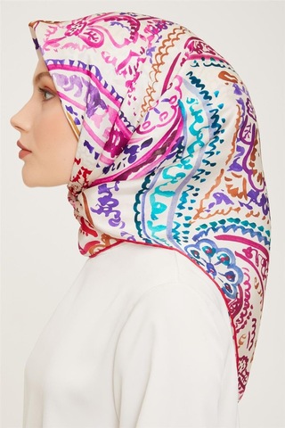 Sura İpek Eşarp - 9037- 55 Pembe
