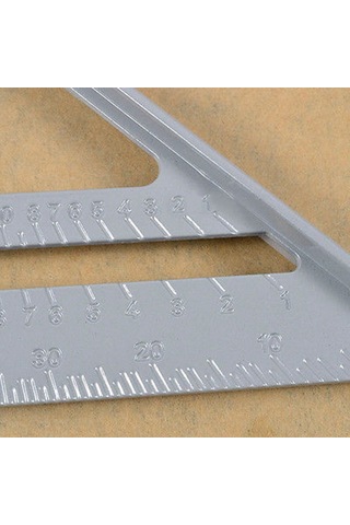 Qingmipy Alüminyum Alyans Halka Ölçer - 10.3 İnç Ahşapçı Aracı, Doğru Açı Ölçümü, Profesyonel Kullanim