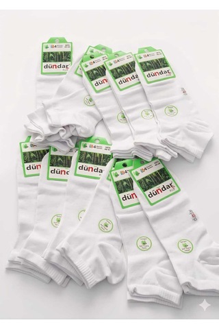 Erkek Bambu Patik Mevsimlik Dikişsiz/soft Yıkama/kokulu 40-44 Beyaz
