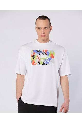 Kappa Tarsty Tee Erkek Beyaz Comfort Tişört