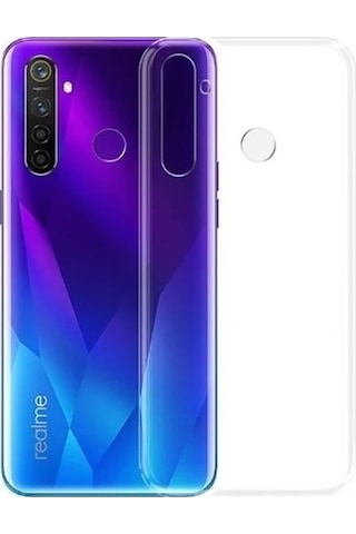 Oppo Realme 6 Pro Kılıf 0.2 Mm Ultra İnce Şeffaf Silikon Kapak Şeffaf