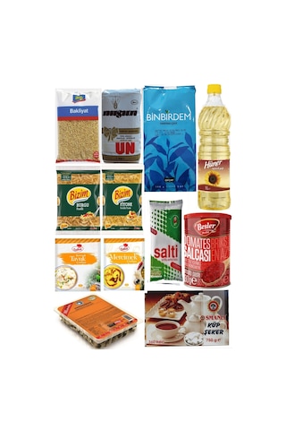Ramazan Paketi Erzak Yardım Kolisi Paketi 12 Parça