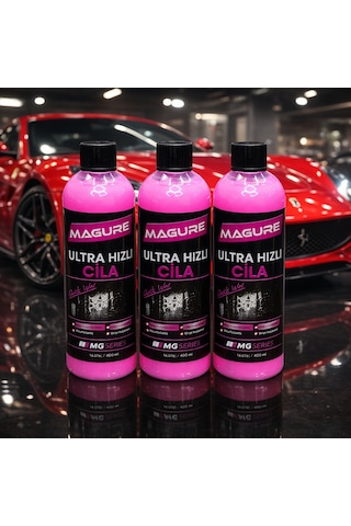 Magurex 3'lü Avantaj Paketi - Ultra Hızlı Cila Seramik Katkılı Islak Ve Kuru Uygulama Oto Parlatıcı
