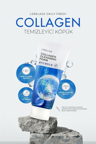 Lebelage Onarıcı Ve Yenileyici Sebum Karşıtı Collagen Temizleyici Köpük
