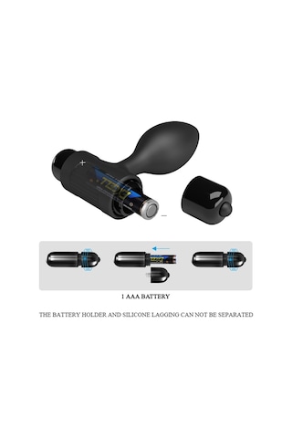 Hızlı Express Pretty Love Vibra'S 9 Cm 10 Titreşimli Silikon Anal Vibratör Plug Anal Tıkacı