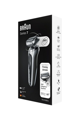 Braun Islak Ve Kuru Tıraş Makinesi Seyahat Çantalı 70.s1000s