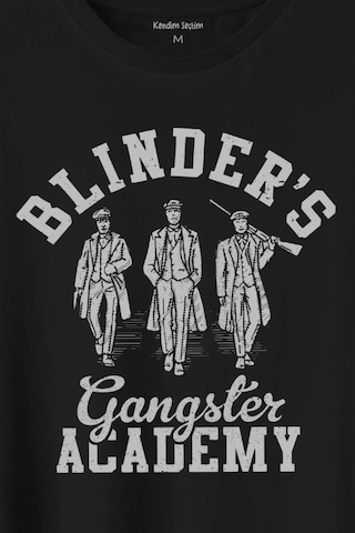 Peaky Blinders Gangster Academy Dizi Baskılı Tişört Unisex T-shirt 001