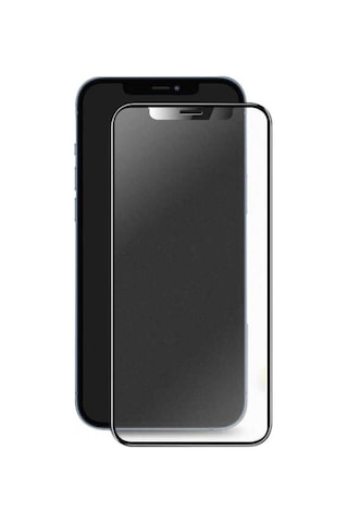 Apple Uyumlu iPhone XS Max 6.5 Davin Mat Seramik Ekran Koruyucu Siyah