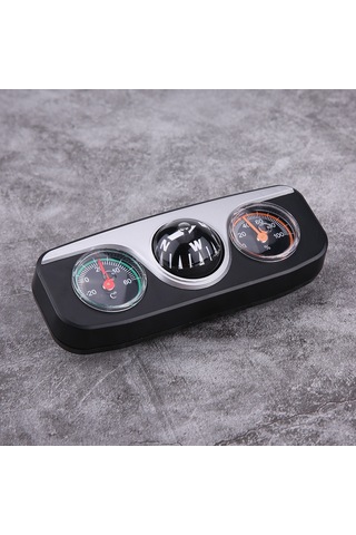 Shineyee Araç İçin 3'ü 1 Arada Navigasyon Pusulası, Termometre Ve Higrometre - Kolay Kurulumlu, Doğru Okuma, Açı Ayarlı Sürüş Yardımı