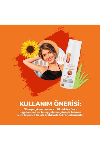 Dermoskin Face Protection Güneş Kremi SPF50 50 ML