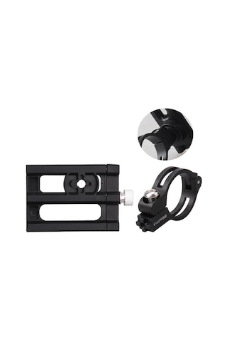 Impact Hug Bisiket Telefon Tutucu Plastik+alüminyum Siyah