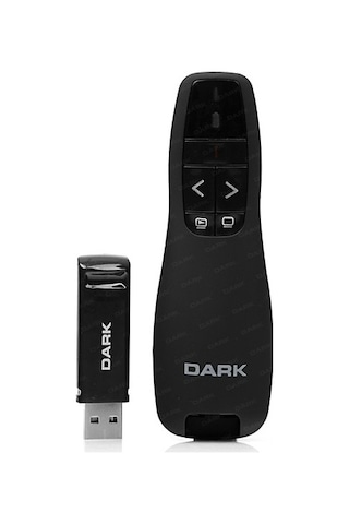 Dark Wp07 Kırmızı Lazerli 2.4Ghz Rf Kablosuz Sunum Kumandası