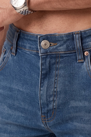 Rizzup Erkek Slim Fit Dar Kesim Likralı Lacivert Kot Pantolon Dar Paça İnce Esnek Jean 2608306