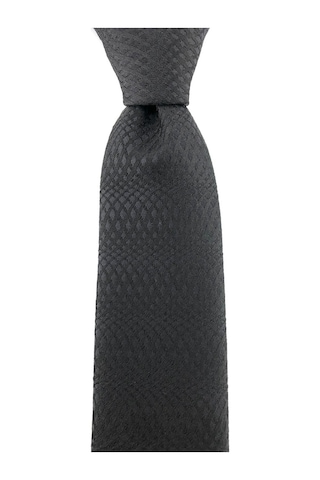 Pierroni Siyah Desenli Slim Kravat (521857484) Siyah