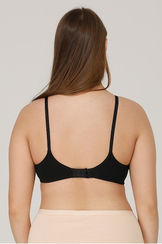 Parlingerie Pl Emzirme Sütyeni Kapsız Penye Siyah