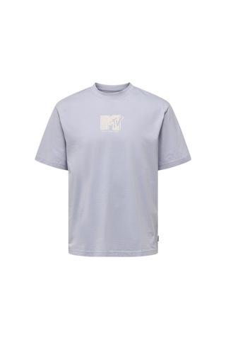 Only Erkek O Yaka T-shirt 22029523 Mavi 