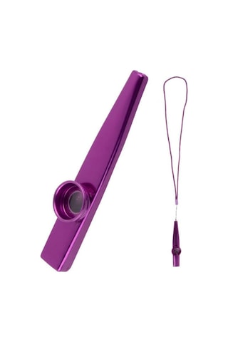Mk-02p Metal Kazoo İp Askılı Alüminyum Alaşım Mor