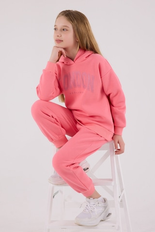 Rolypoly Kız Çocuk Pembe Eşofman Takımı Rp3691-c-v1 Pembe